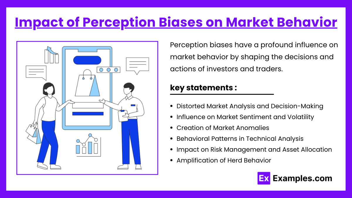 Impact of Perception Biases on Market Behavior