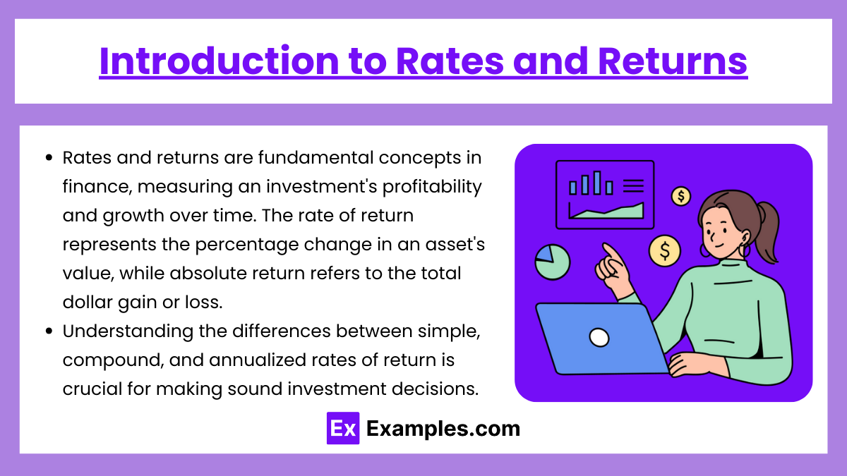 Introduction to Rates and Returns