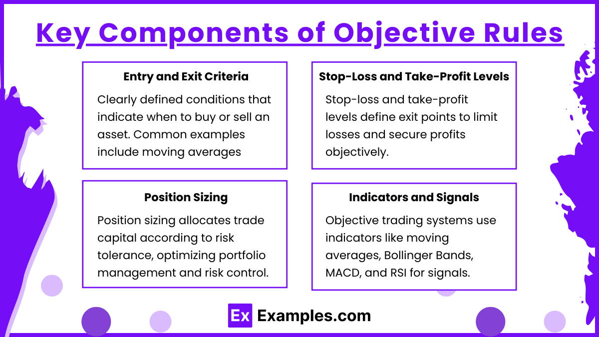 Key Components of Objective Rules