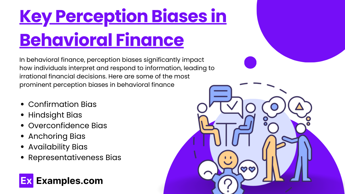 Key Perception Biases in Behavioral Finance