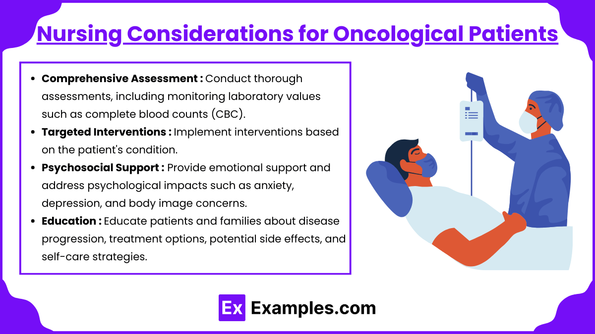 Nursing Considerations for Oncological Patients