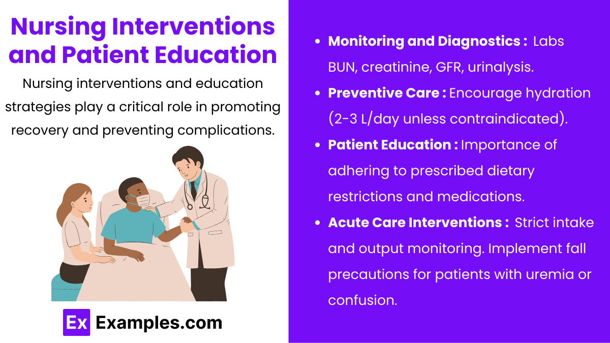 Nursing Interventions and Patient Education