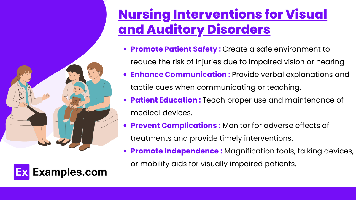 Nursing Interventions for Visual and Auditory Disorders