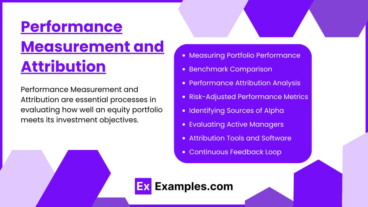 Performance Measurement and Attribution