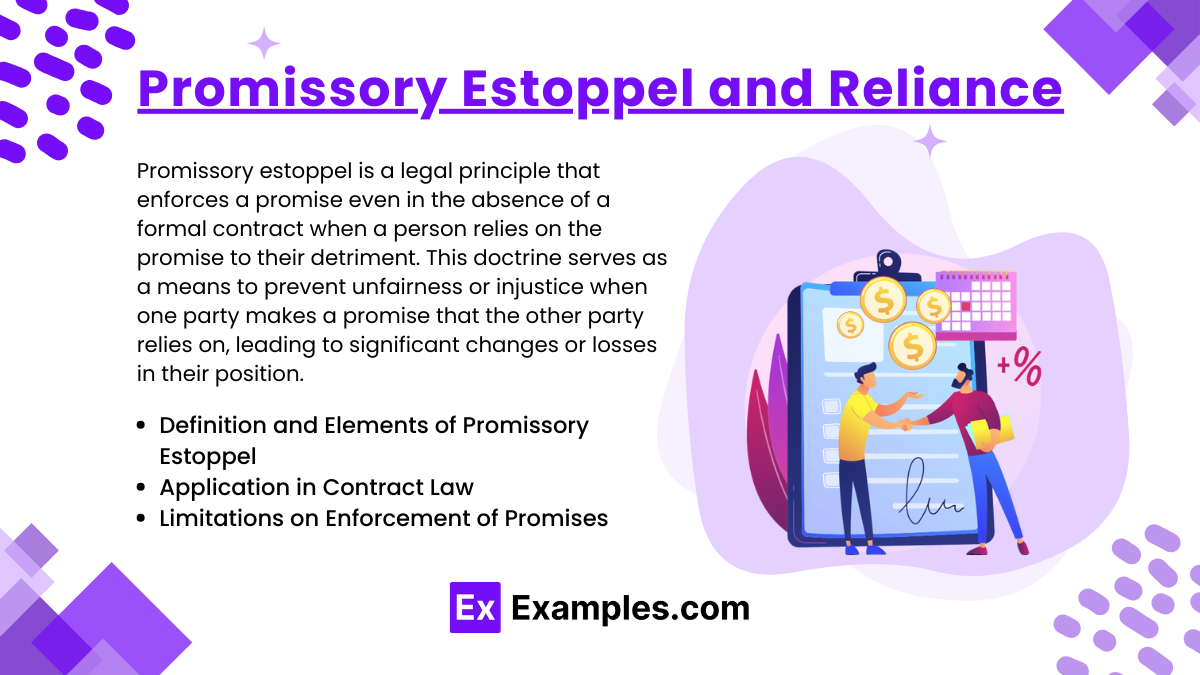 Promissory Estoppel and Reliance