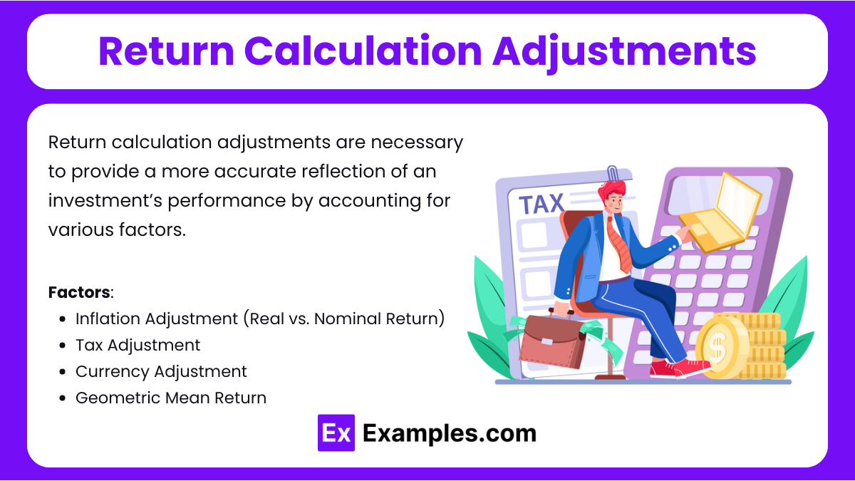 Return Calculation Adjustments