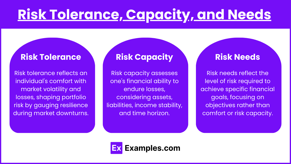 Risk Tolerance, Capacity, and Needs