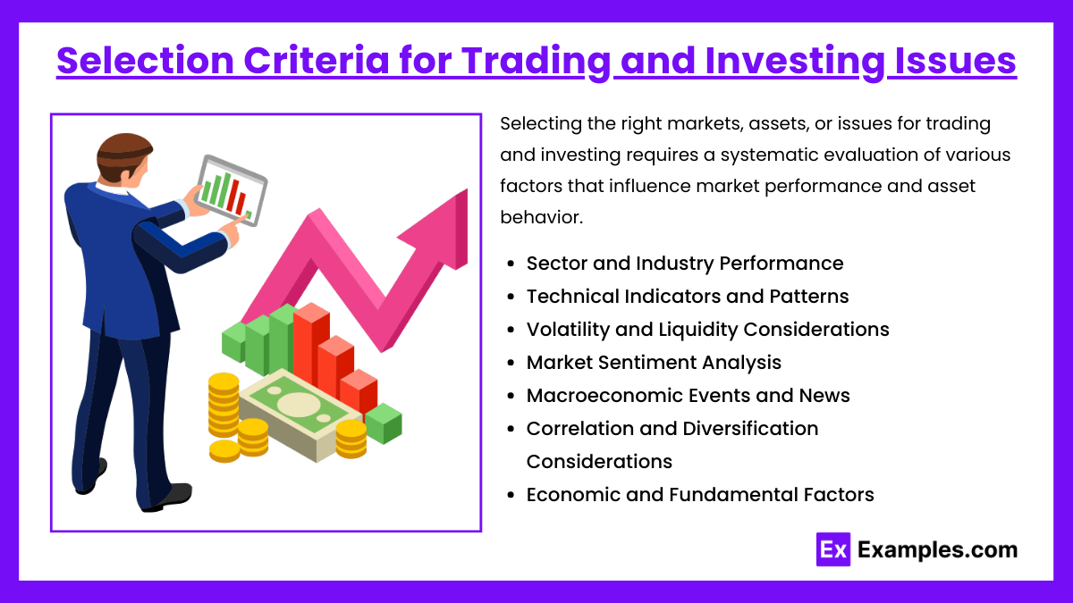 Selection Criteria for Trading and Investing Issues