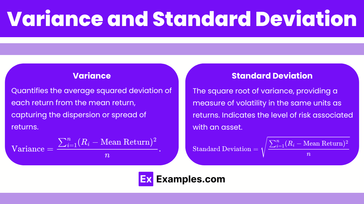 Variance and Standard Deviation