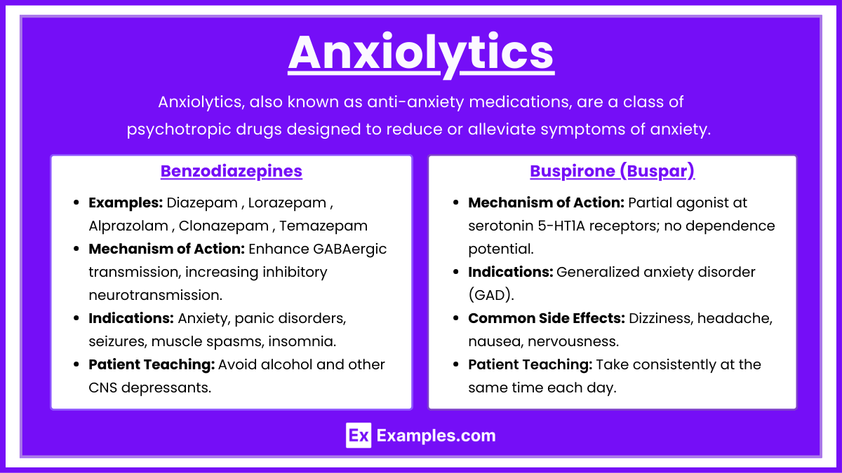 Anxiolytics