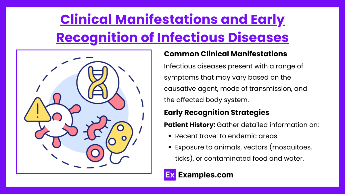 Clinical Manifestations and Early Recognition of Infectious Diseases