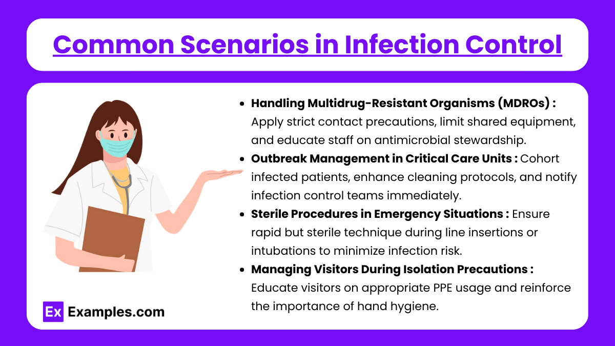 Common Scenarios in Infection Control