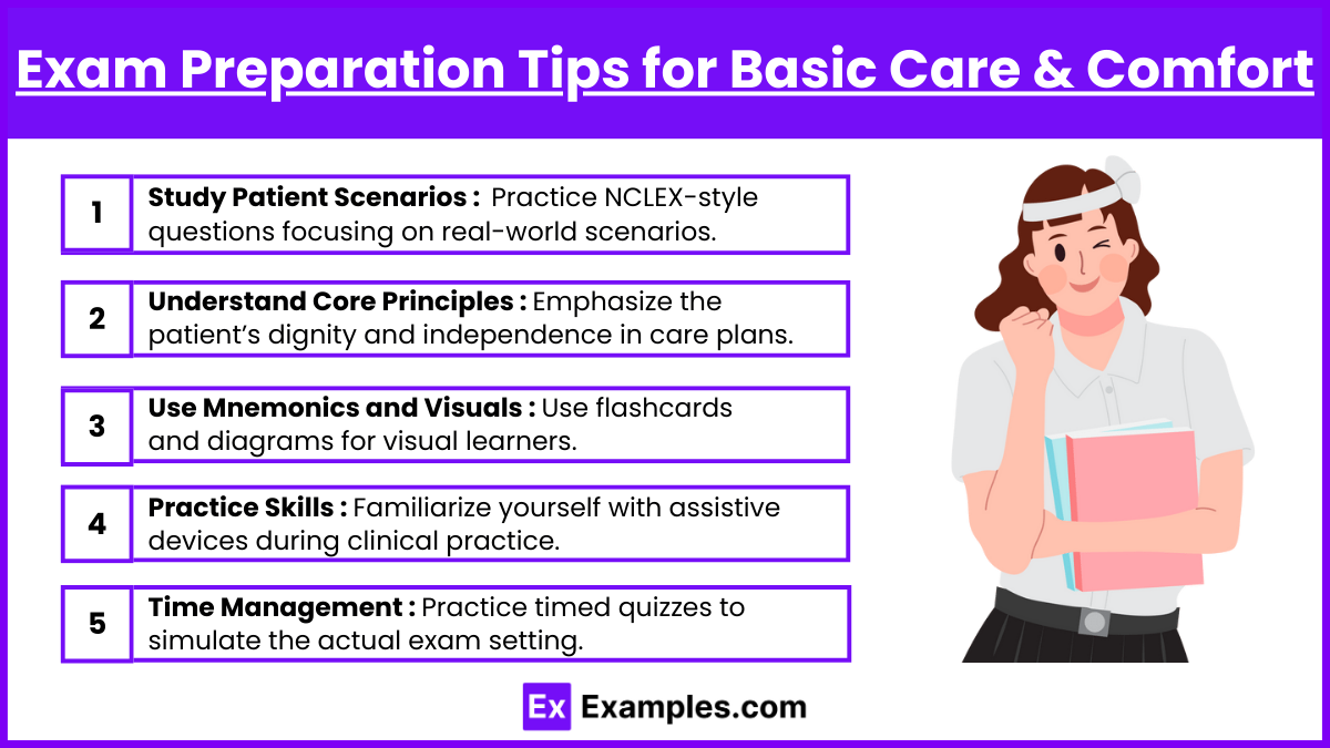 Exam Preparation Tips for Basic Care & Comfort