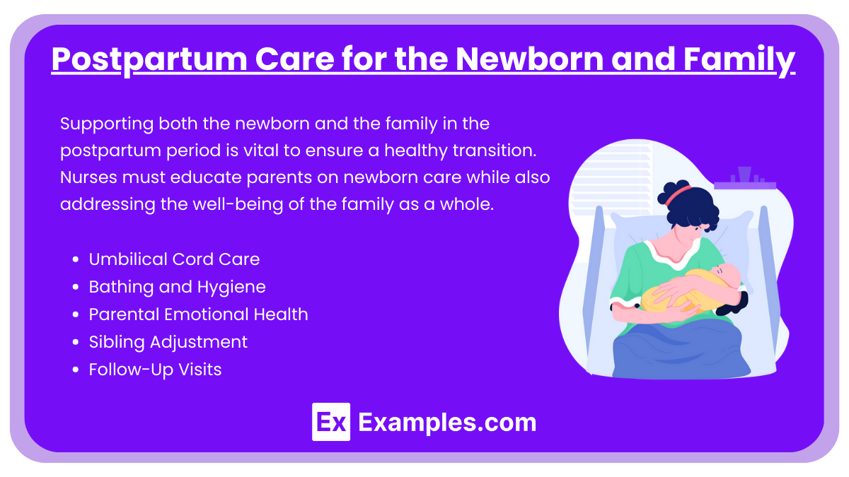 Postpartum Care for the Newborn and Family