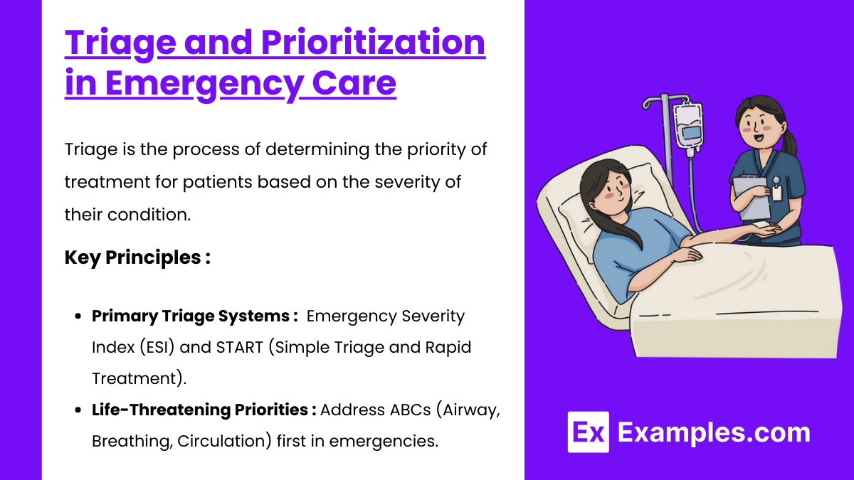 Triage and Prioritization in Emergency Care