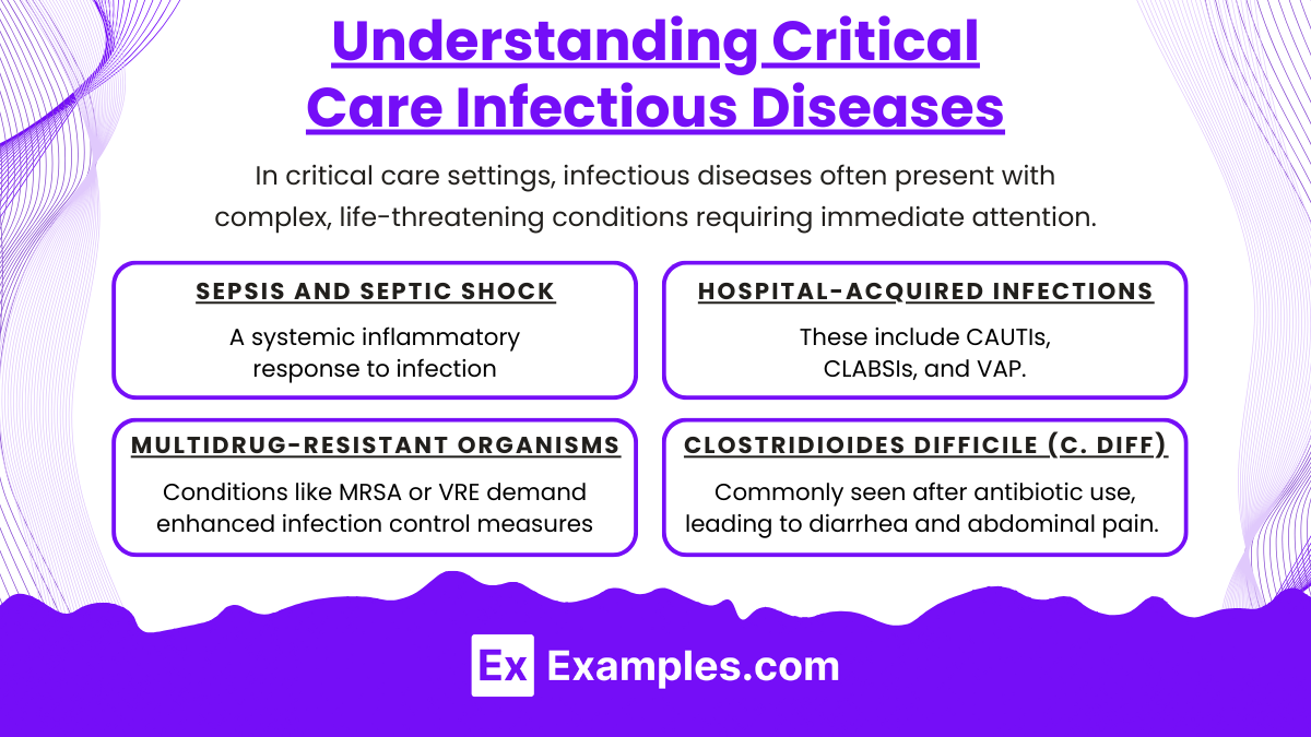 Understanding Critical Care Infectious Diseases