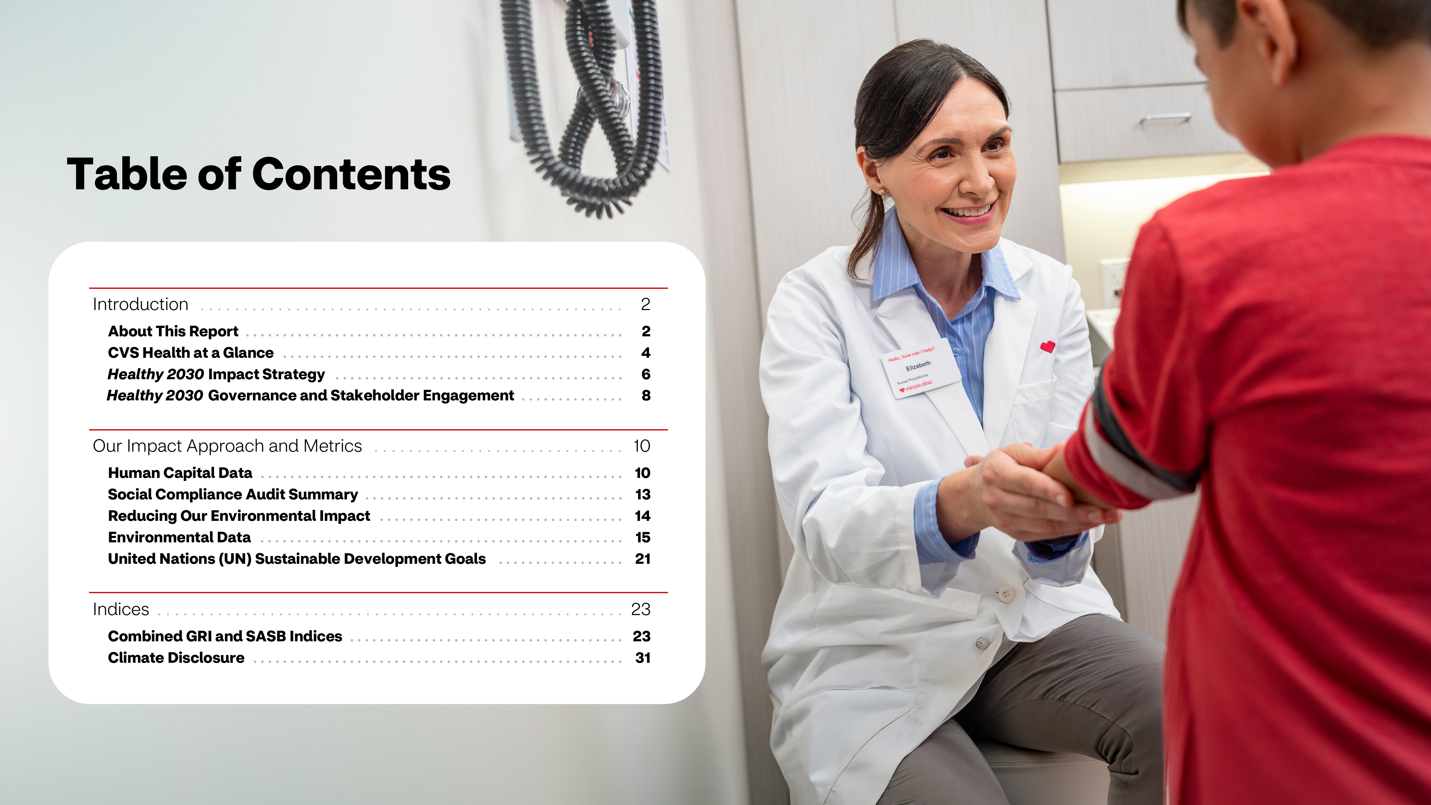 CVS Health Impact Report — page 2