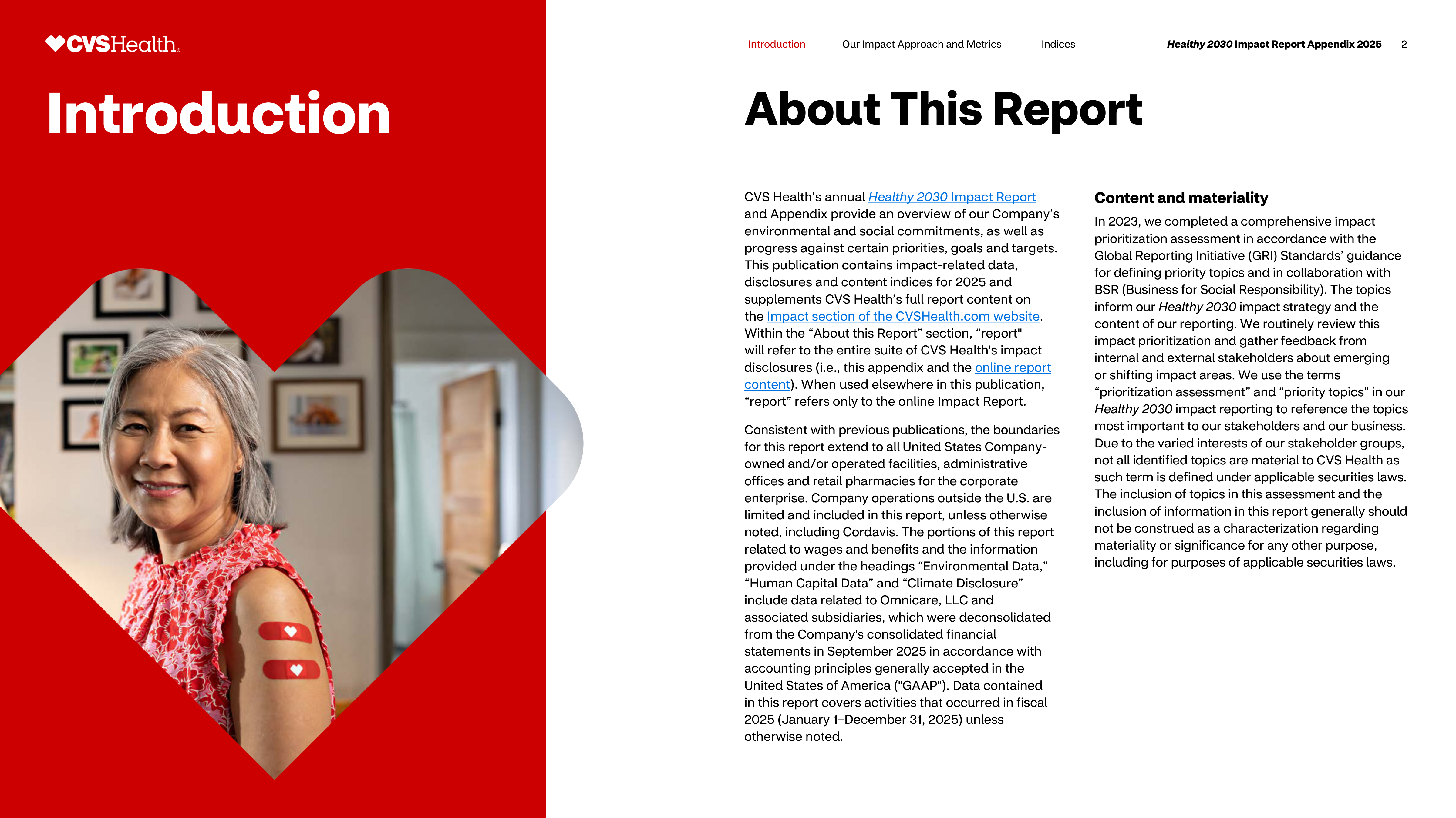 CVS Health Impact Report — page 3