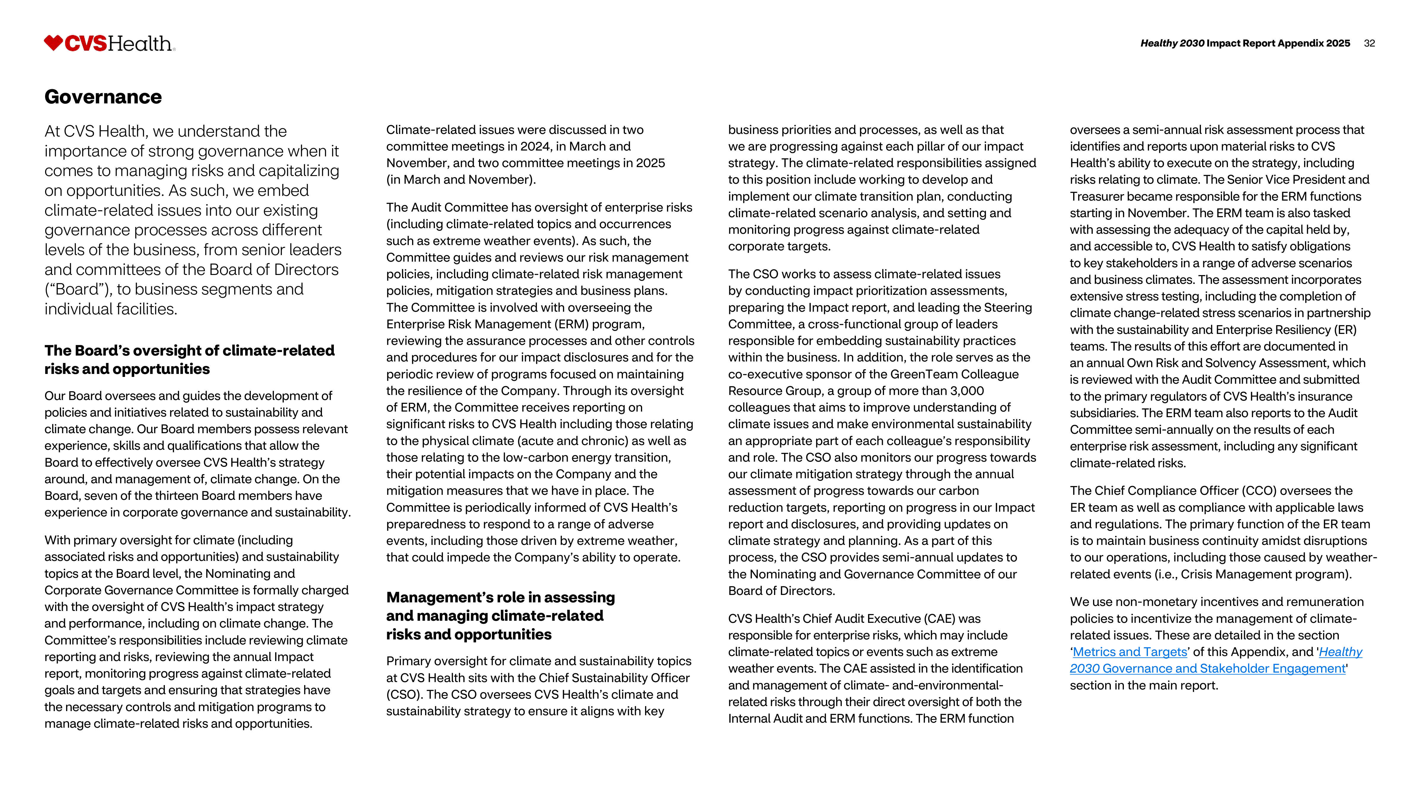 CVS Health Impact Report — page 33
