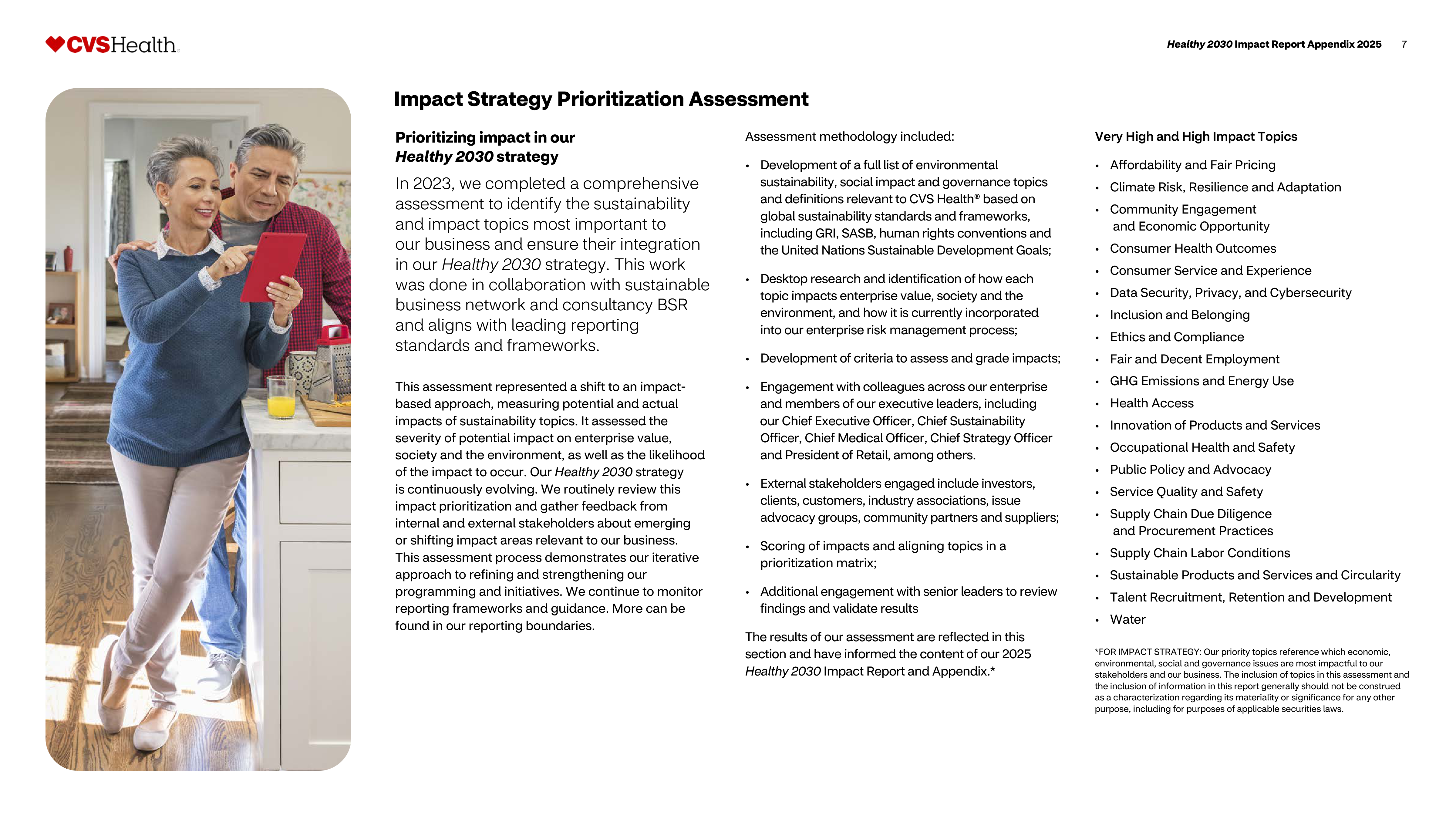CVS Health Impact Report — page 8