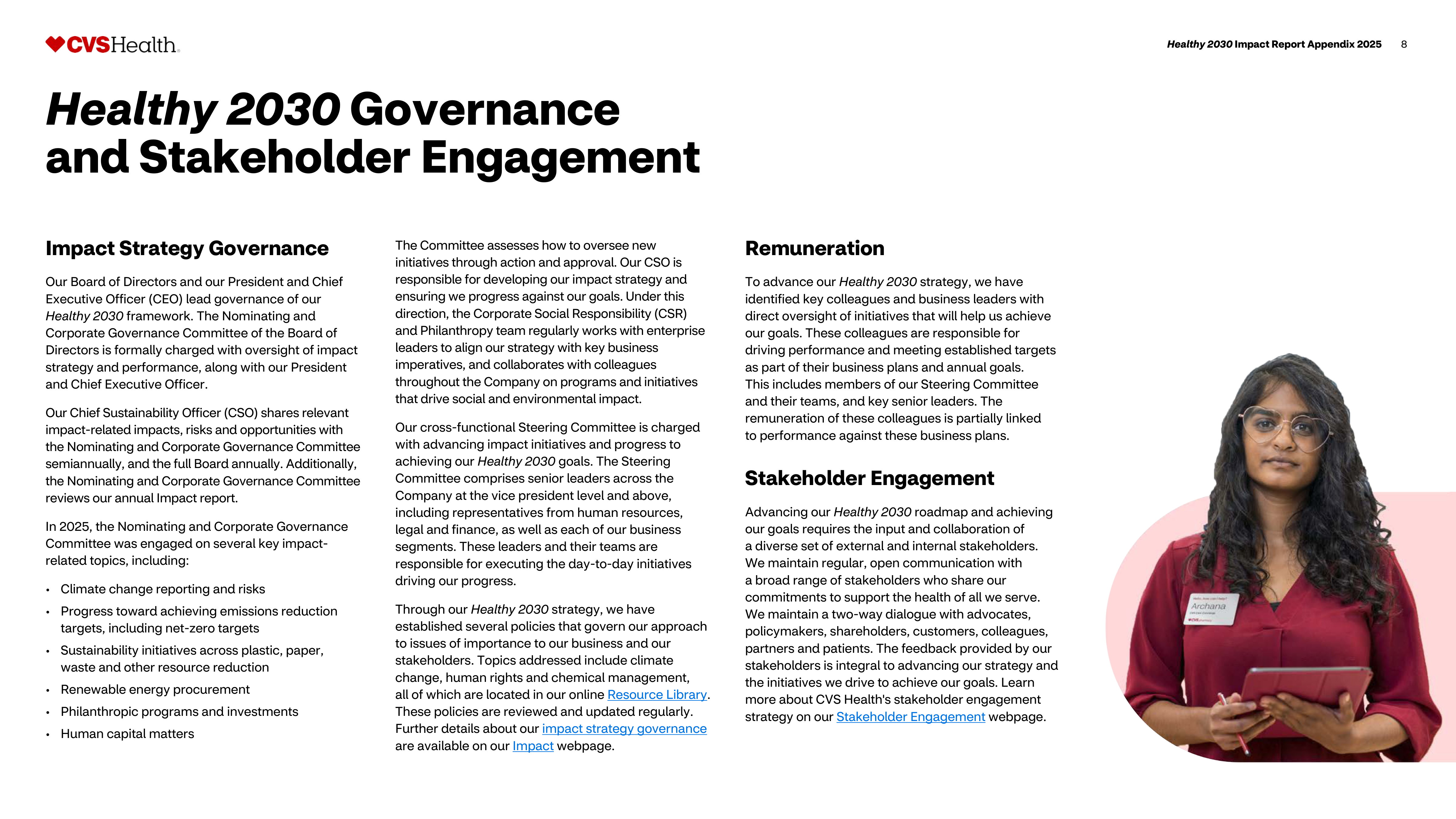 CVS Health Impact Report — page 9