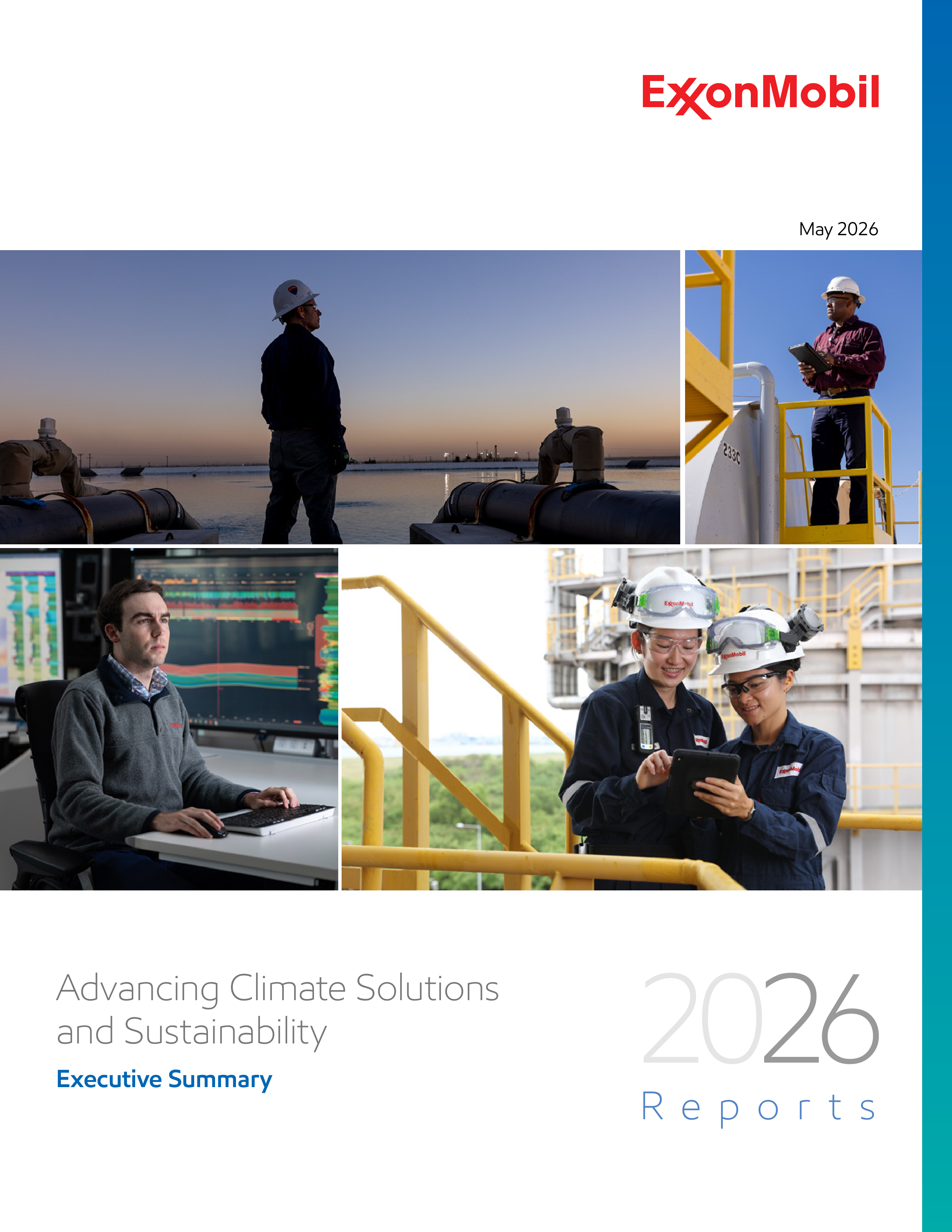 ExxonMobil Sustainability Executive Report — page 1