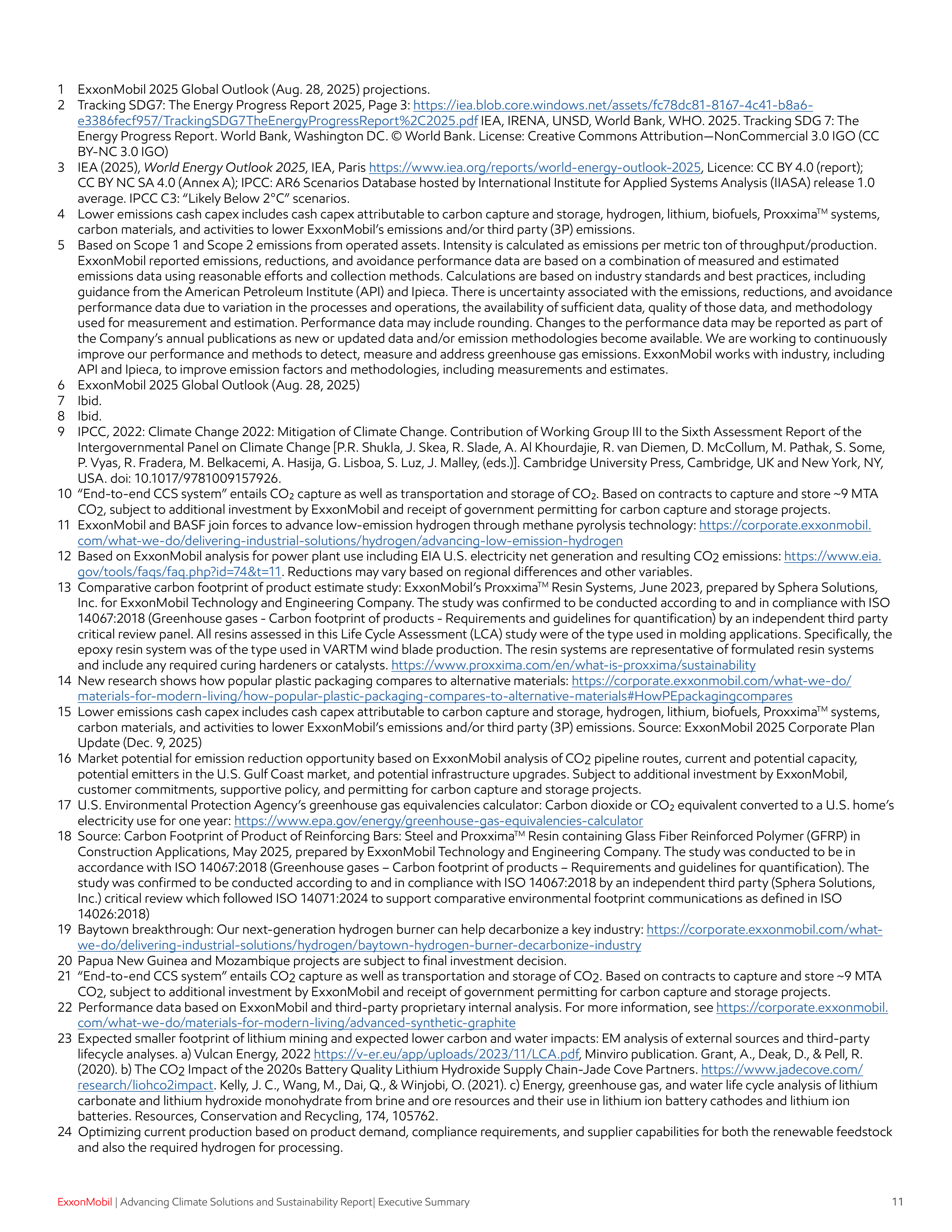 ExxonMobil Sustainability Executive Report — page 12