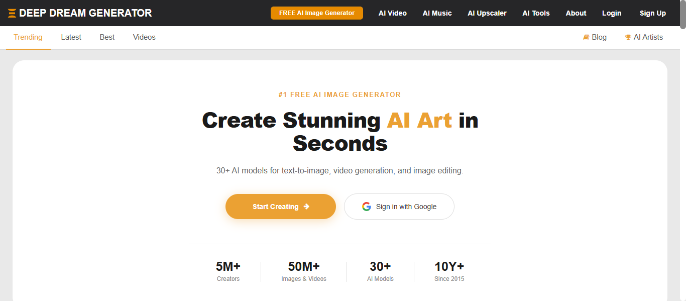 Deep Dream Generator AI