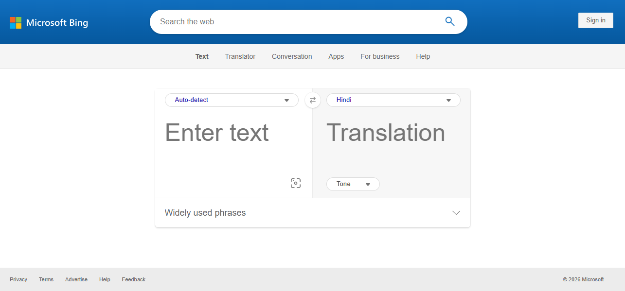 Microsoft Translator AI