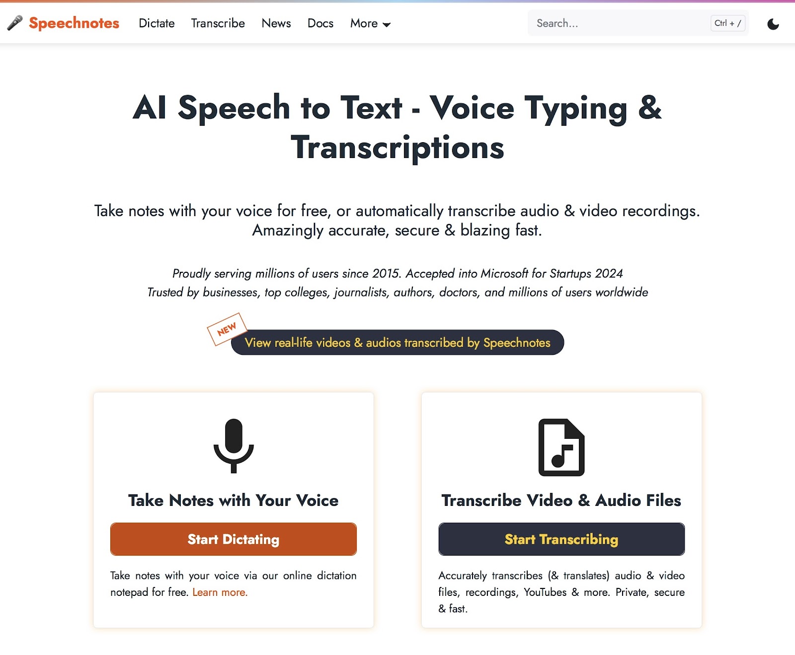 Speechnotes AI