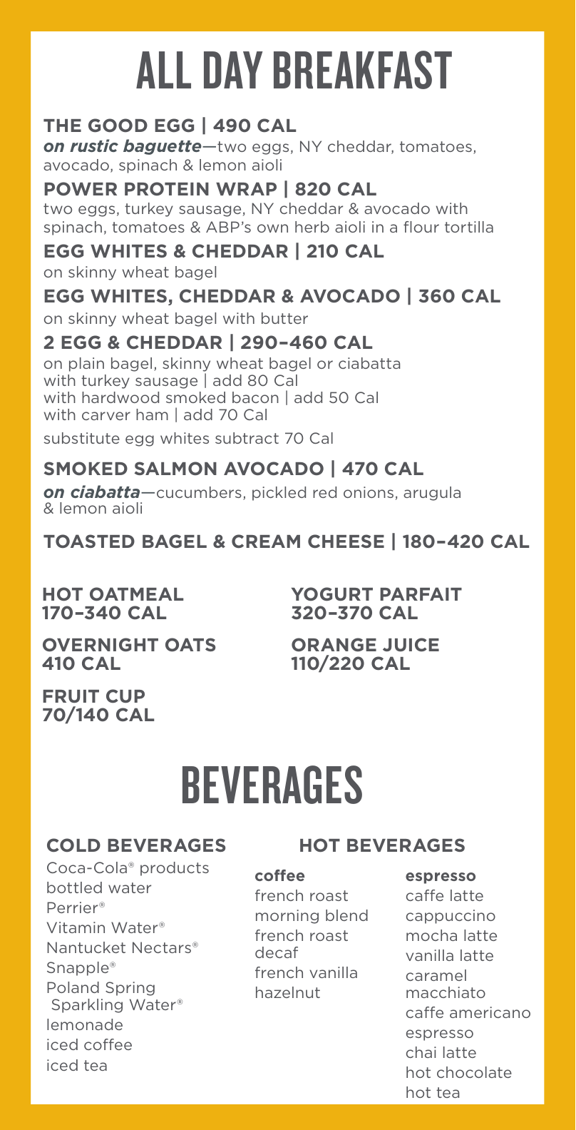 Au Bon Pain Breakfast Menu - Free AI Menu Generator, 50+ Real Menu Examples