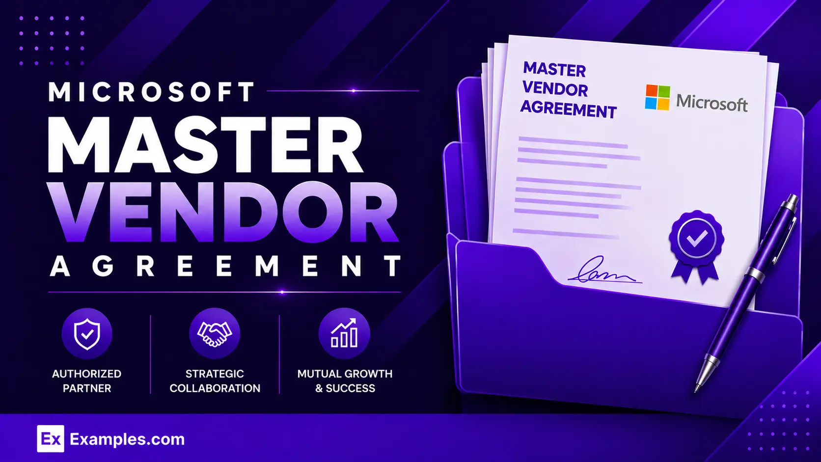 MICROSOFT CORPORATION - Free AI Contract Generator, 50+ Real Contract Examples
