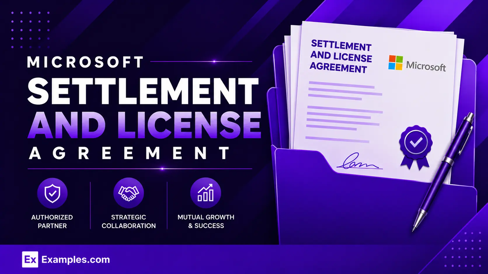 MICROSOFT CORPORATION - Free AI Contract Generator, 50+ Real Contract Examples