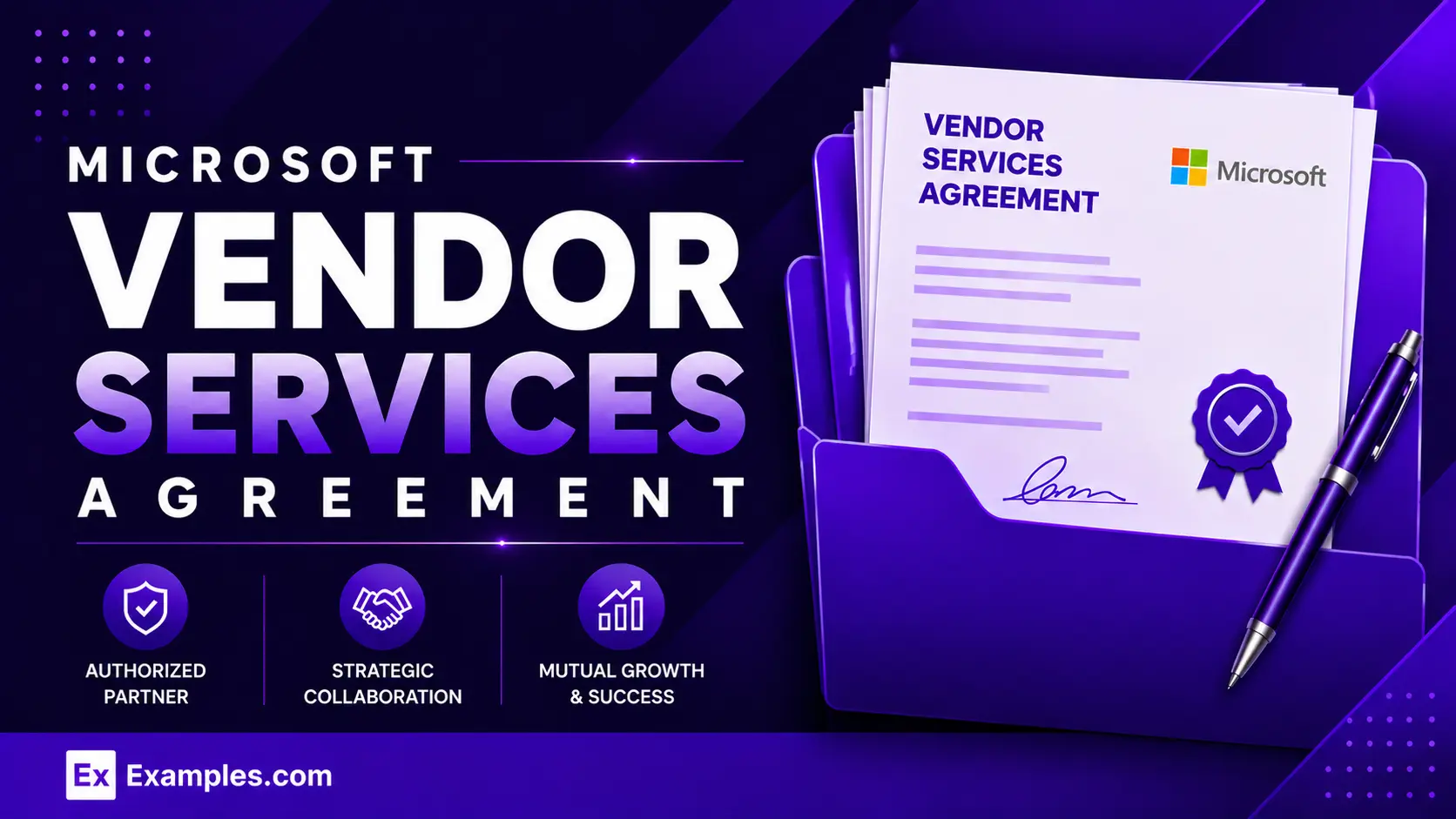 MICROSOFT CORPORATION - Free AI Contract Generator, 50+ Real Contract Examples