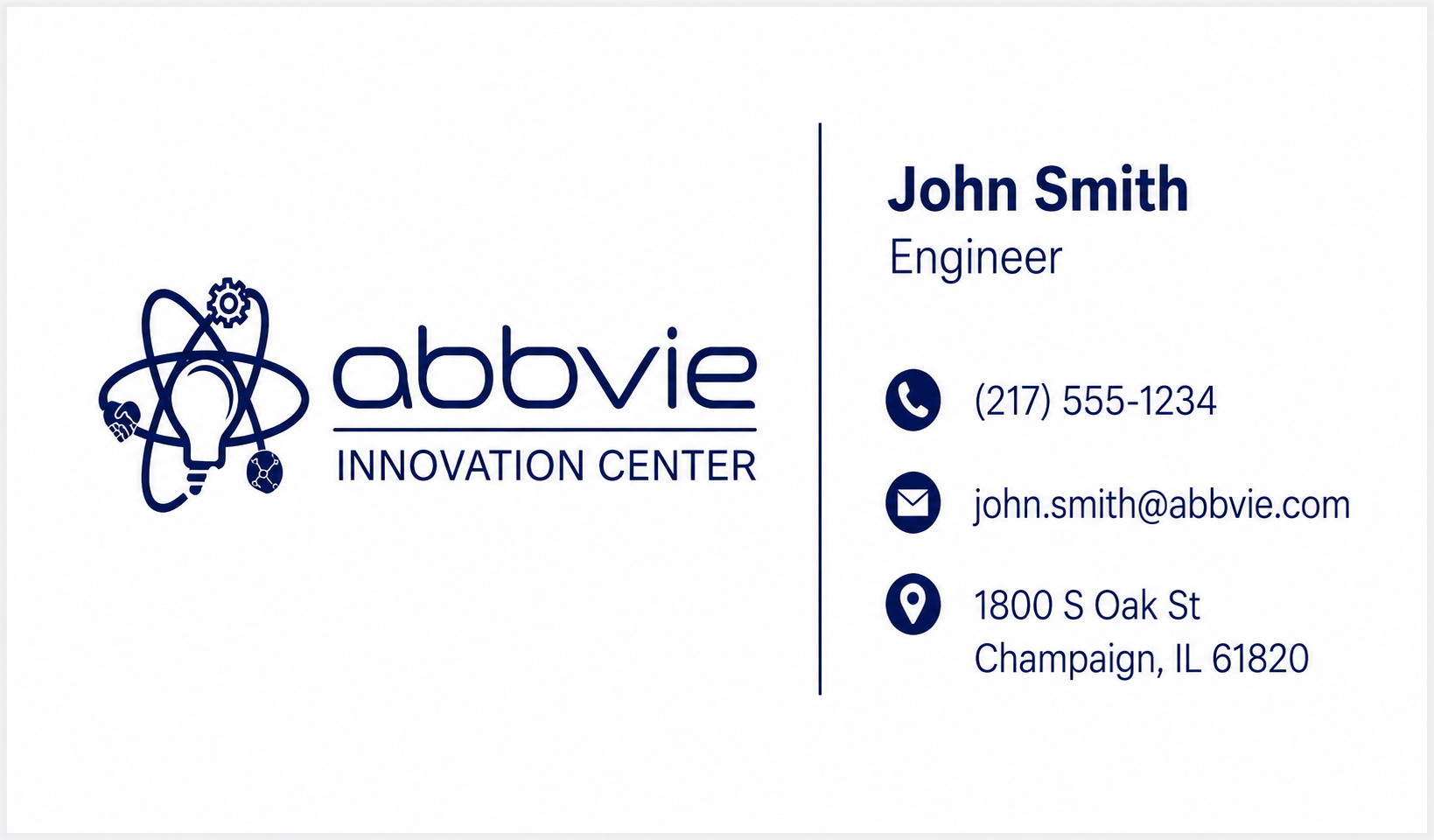 Business Card Examples, AI Business Card Generator