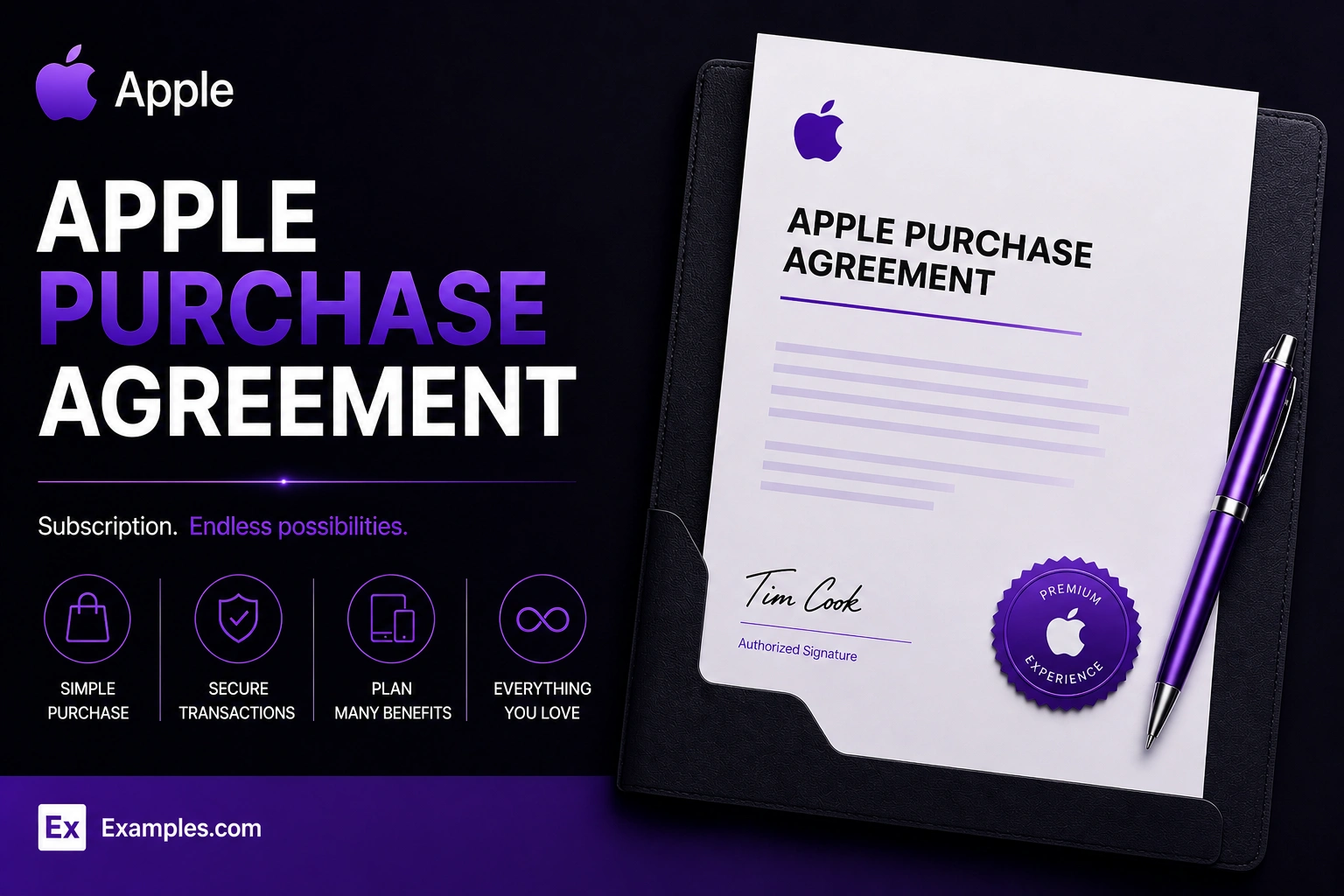 APPLE Contracts  - Free AI Contract Generator, 50+ Real Contract Examples