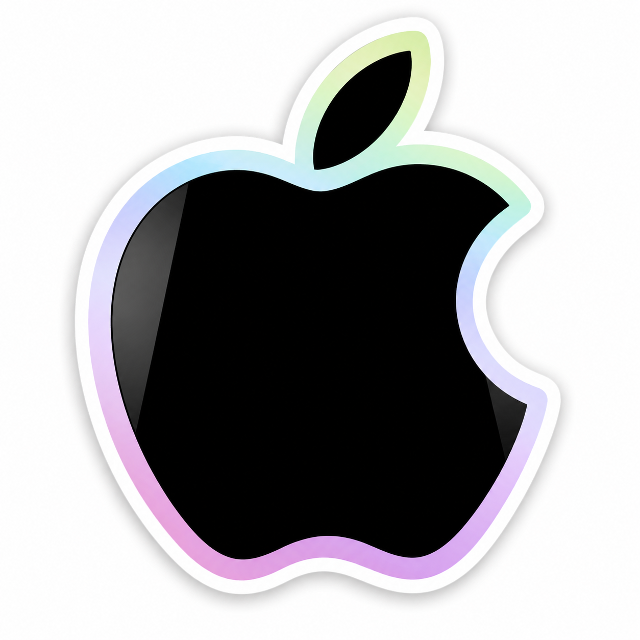 Apple Sticker Example - Sticker Examples, AI Sticker Generator