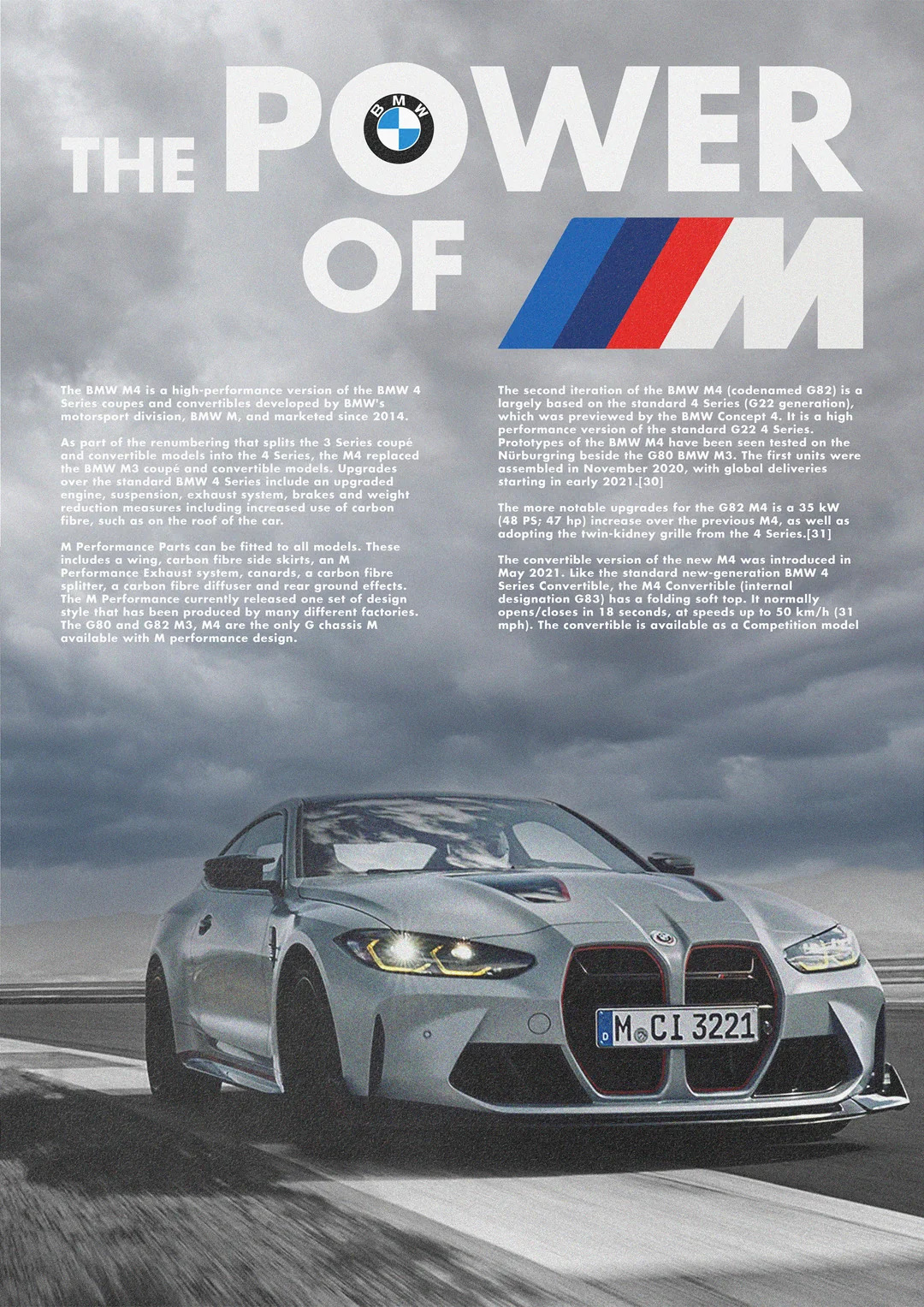BMW Poster Example - Poster Examples, AI Poster Generator