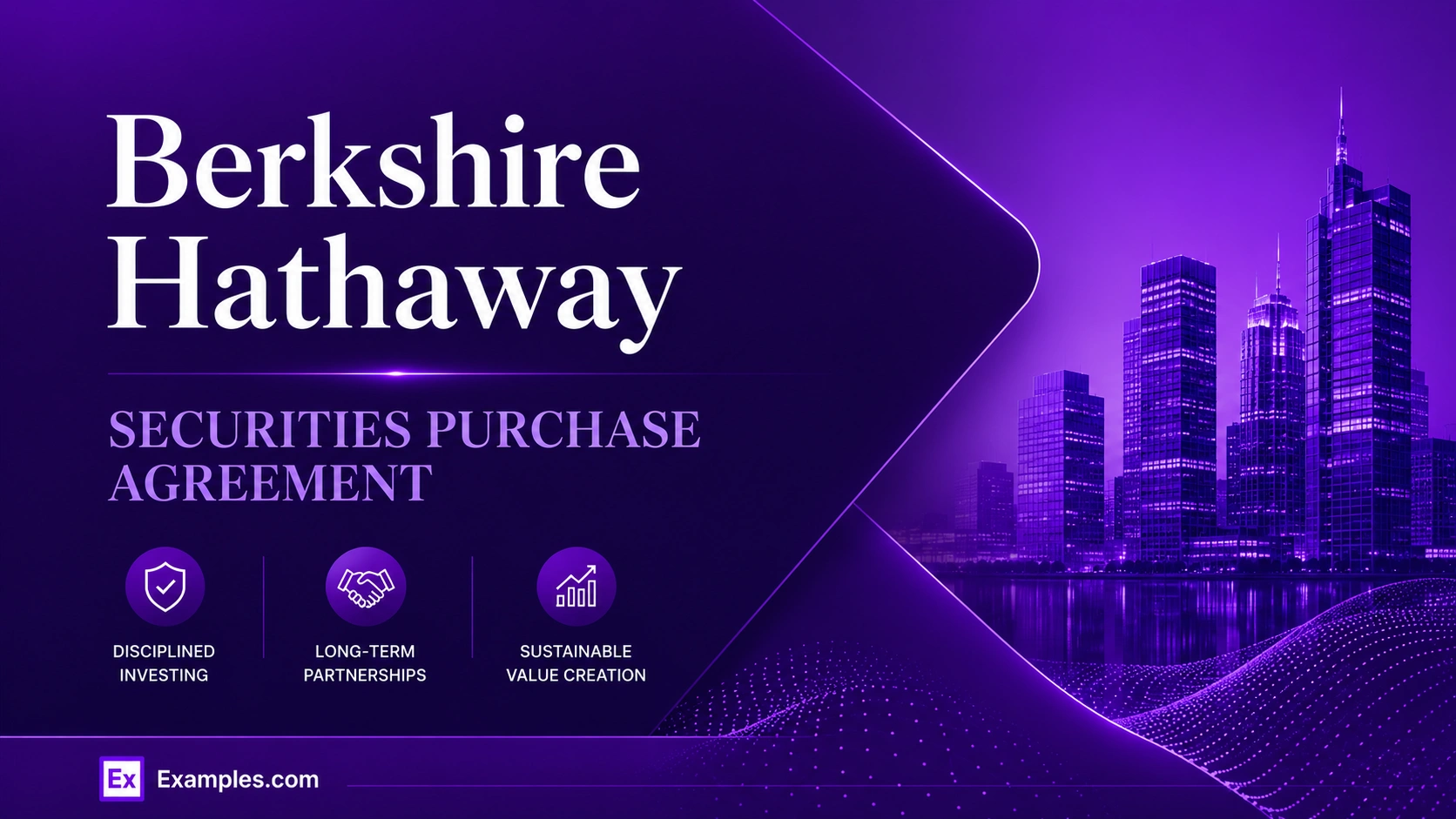 Berkshire Hathaway SECURITIES PURCHASE AGREEMENT