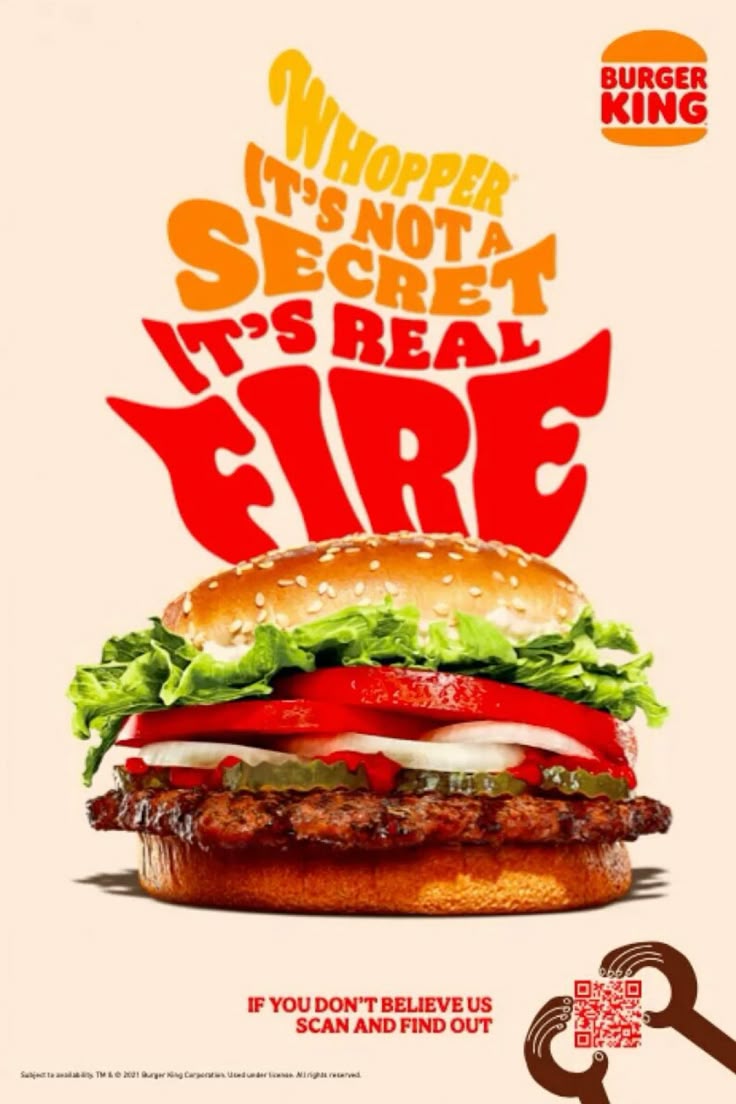 Burger King Poster Example - Poster Examples, AI Poster Generator