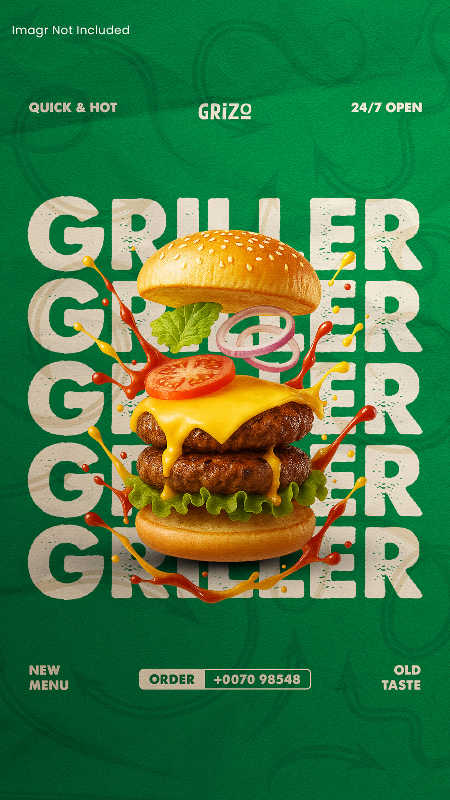 Burger King Poster Example - Poster Examples, AI Poster Generator