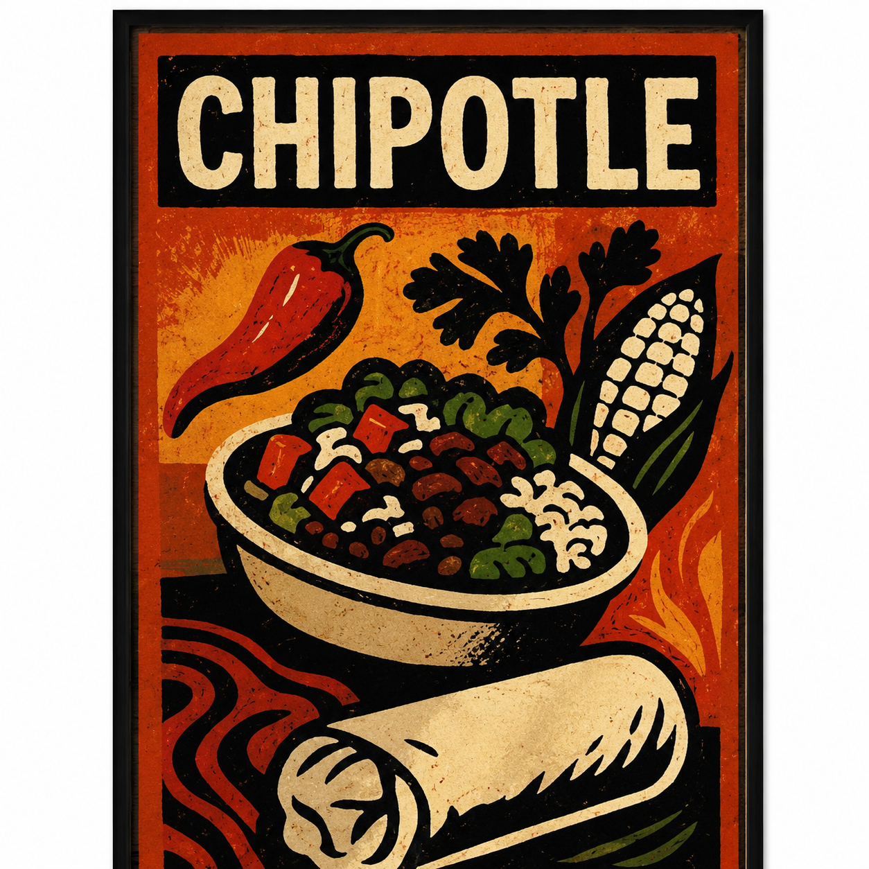 Chipotle Poster Example - Poster Examples, AI Poster Generator