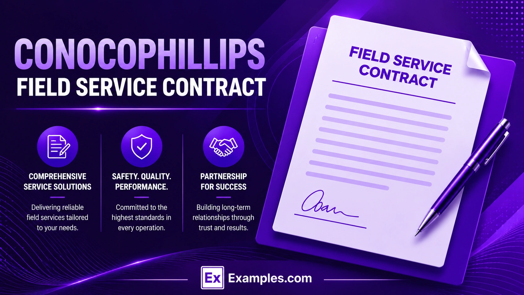 ConocoPhillips Field Service Contract