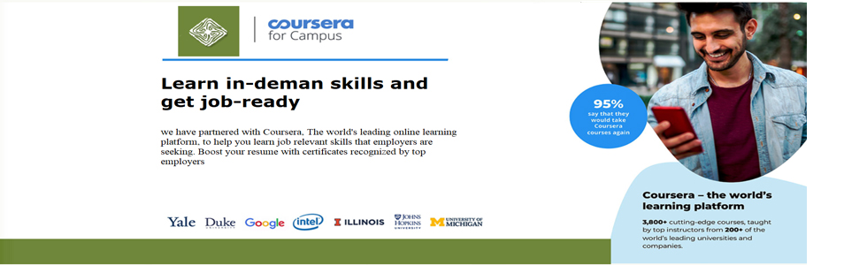 Coursera Online Learning Promotion Banner