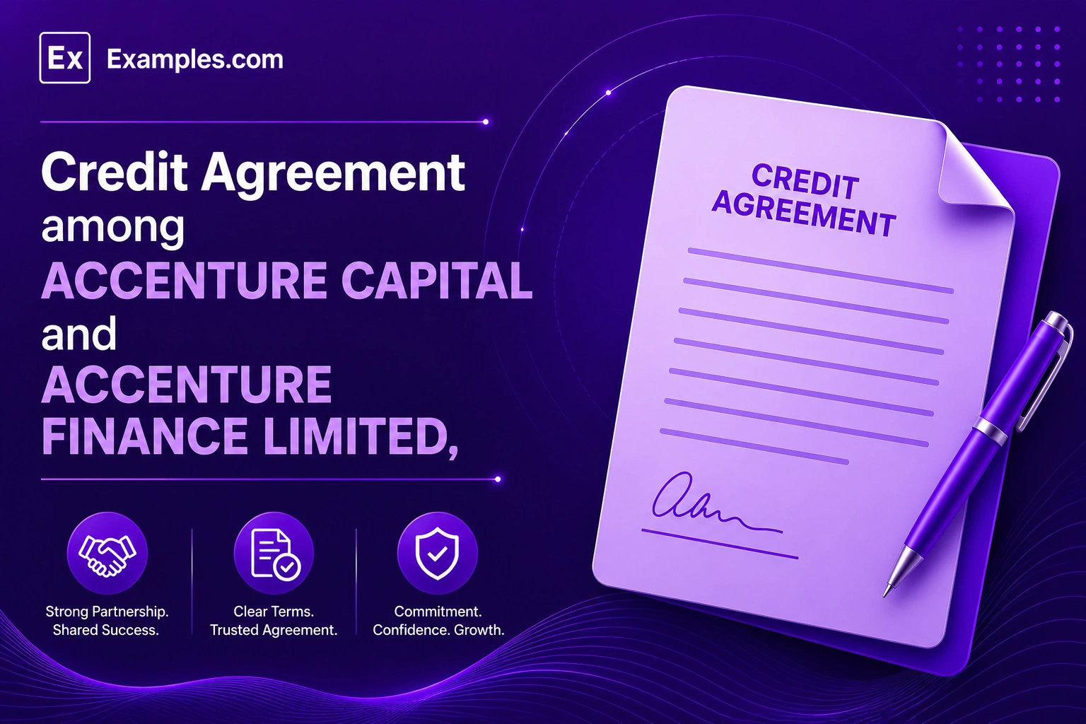 Credit Agreement among ACCENTURE CAPITAL and ACCENTURE FINANCE LIMITED