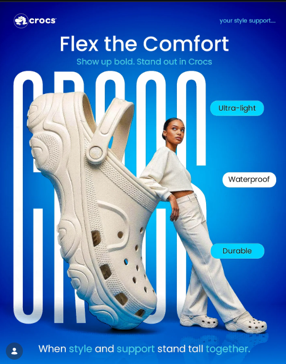 Crocs Banner Examples - Banner Examples, AI Banner Generator