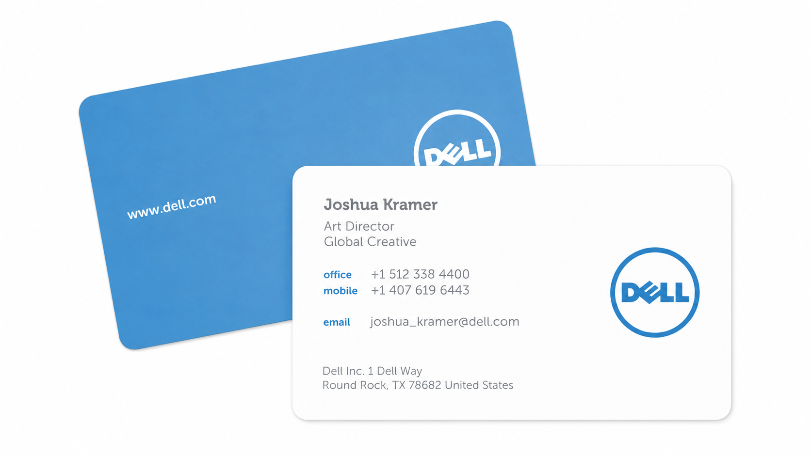 Dell Business Card Example