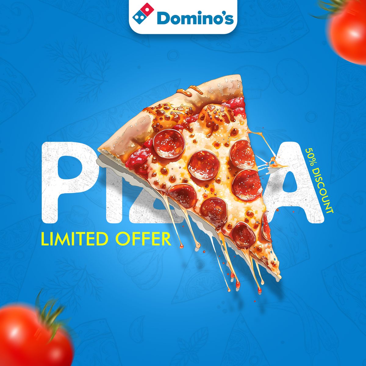 Domino's Poster Example - Poster Examples, AI Poster Generator
