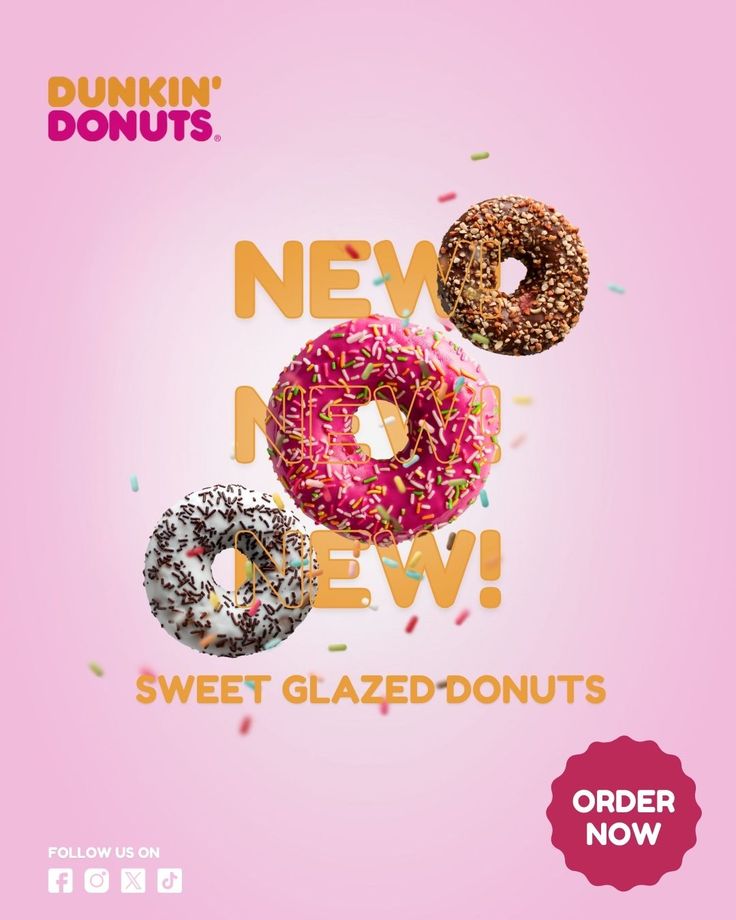 Dunkin' Poster Example - Poster Examples, AI Poster Generator