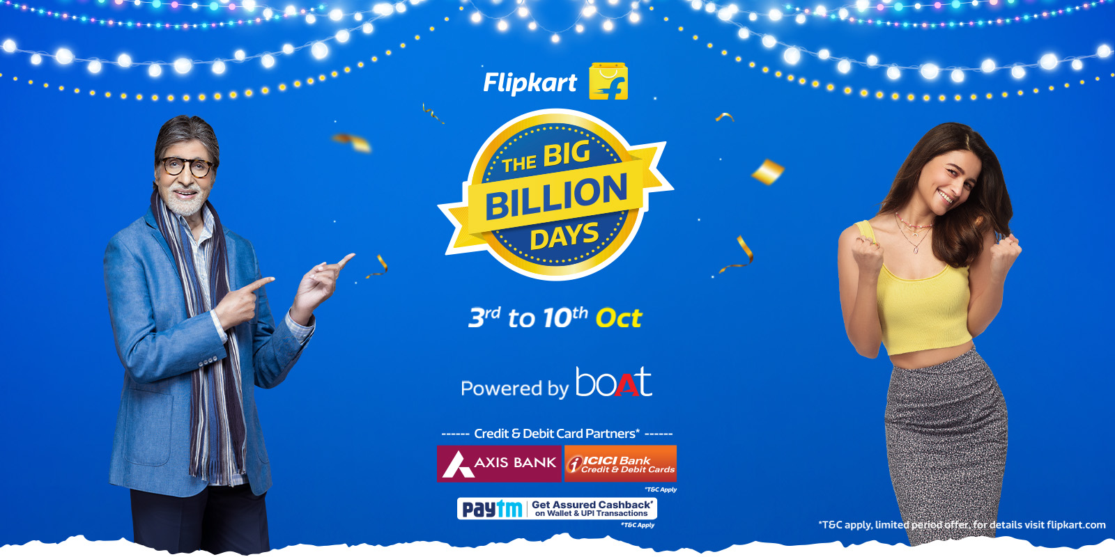 Flipkart Big Billion Days Sale Banner